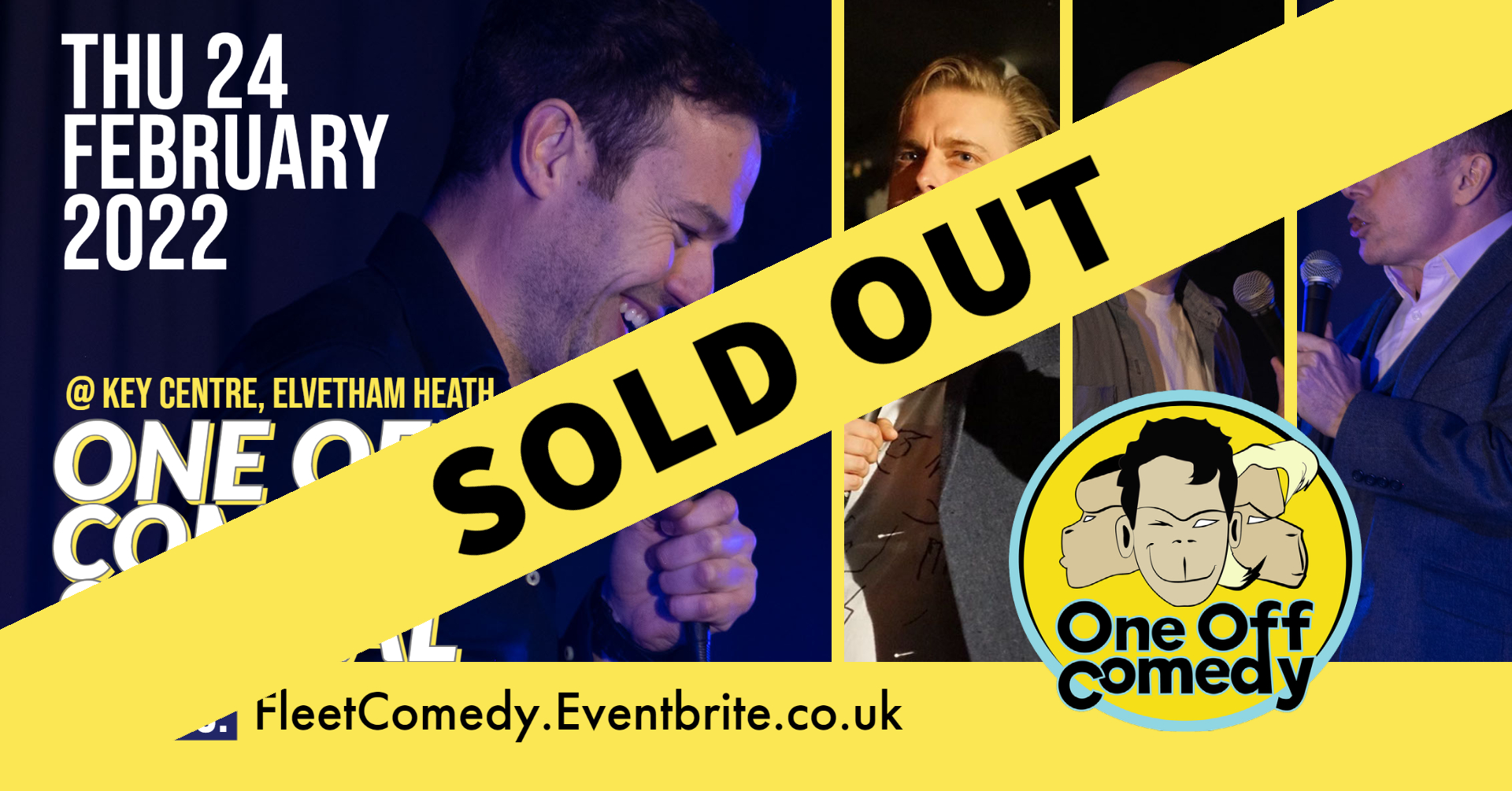 Fleet One Off Comedy Special The Key Centre, Elvetham Heath! One
