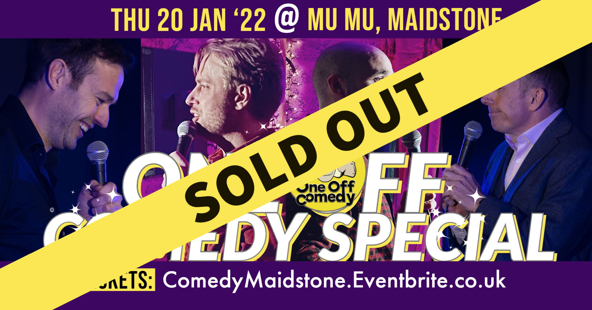 Maidstone - One Off Comedy Special at MU MU!! - One Off Comedy